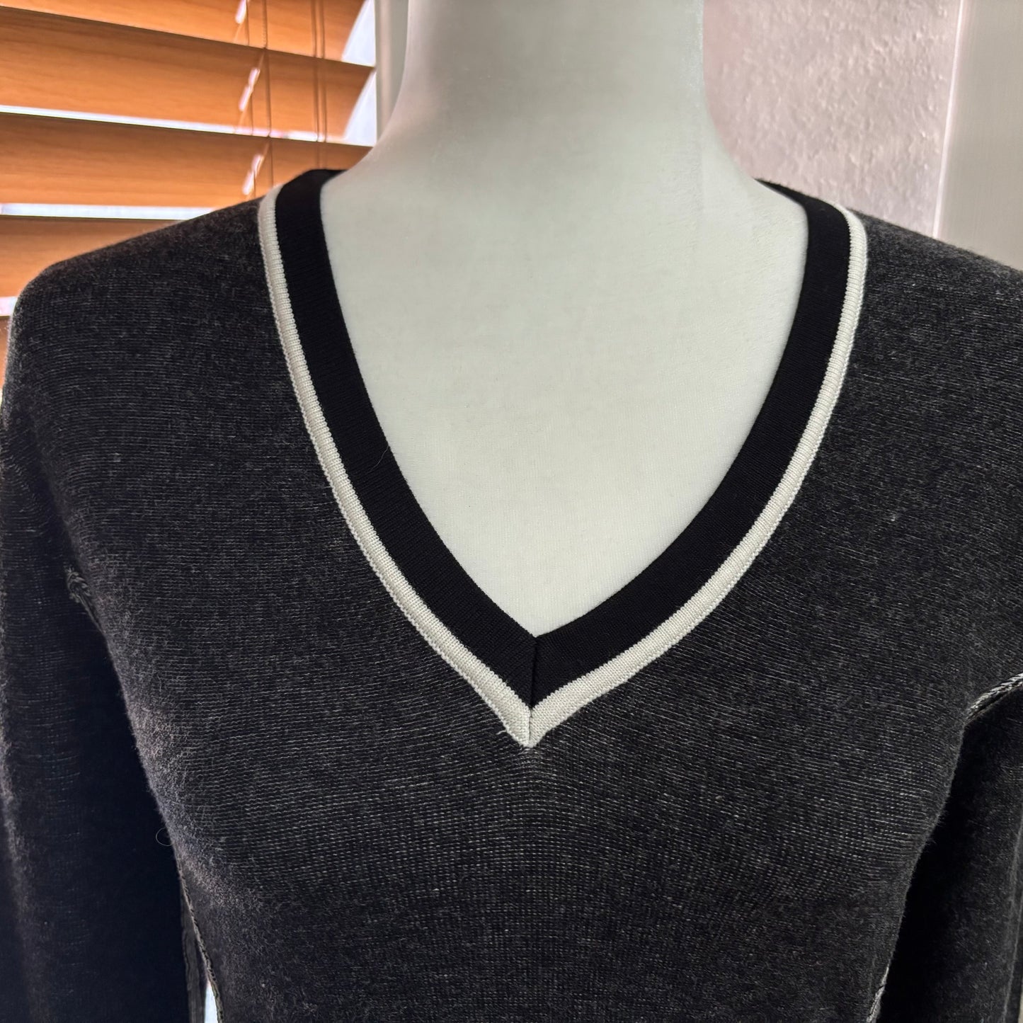 Rag & Bone Black Taylor V-Neck Sweater Dress – Women’s Size Small