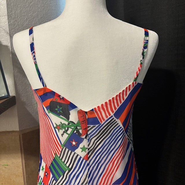 NWT Ralph Lauren Black Label Nautical Stripe Maxi Dress – Women’s Size 2