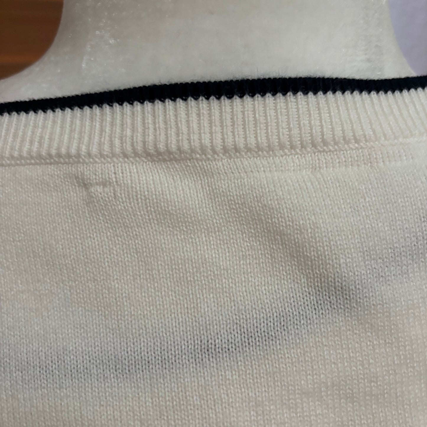 Brooks Brothers Cream Knit Cardigan & Matching Shell Top – Size Large