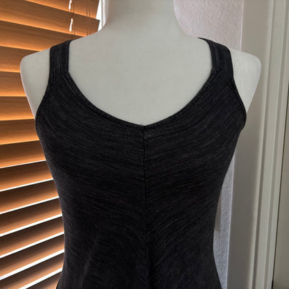 Fever Black Asymmetrical Linen Blend Dress – Size Small