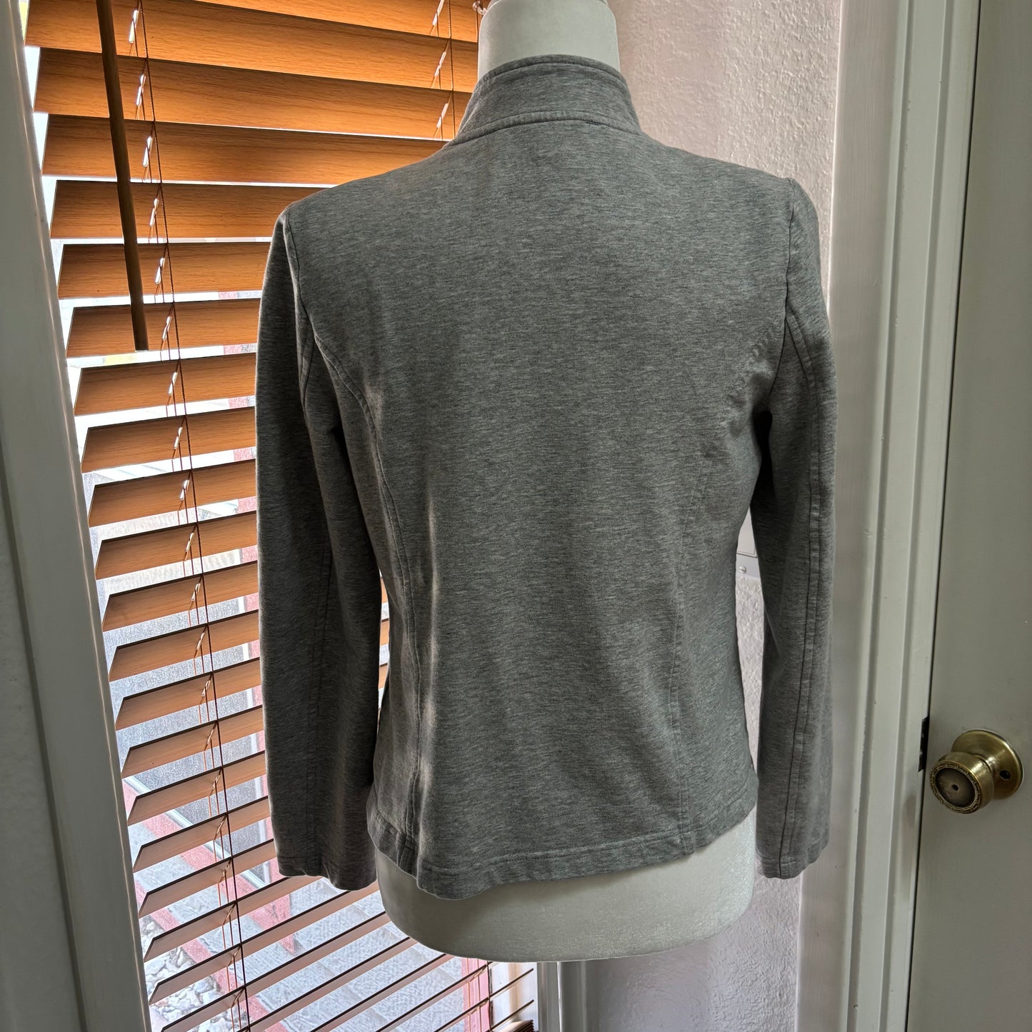 Tommy Hilfiger Gray Double-Breasted Military Style Jacket – Size Medium