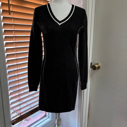 Rag & Bone Black Taylor V-Neck Sweater Dress – Women’s Size Small