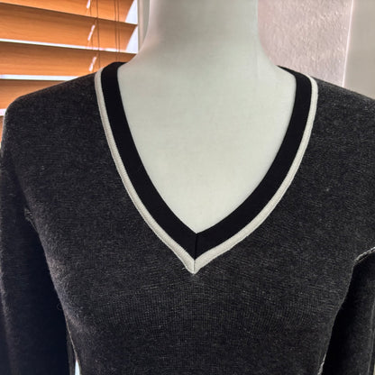Rag & Bone Black Taylor V-Neck Sweater Dress – Women’s Size Small