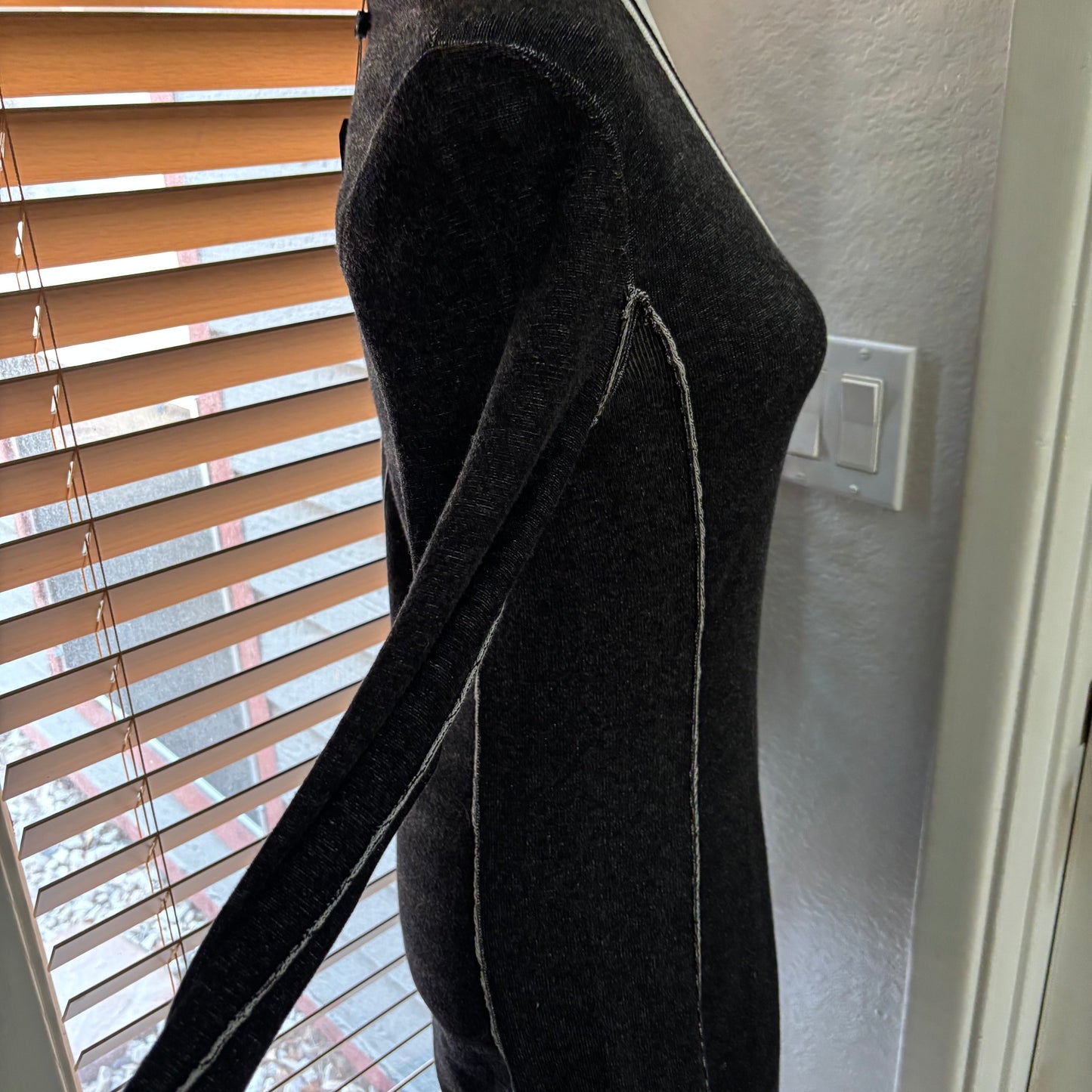 Rag & Bone Black Taylor V-Neck Sweater Dress – Women’s Size Small
