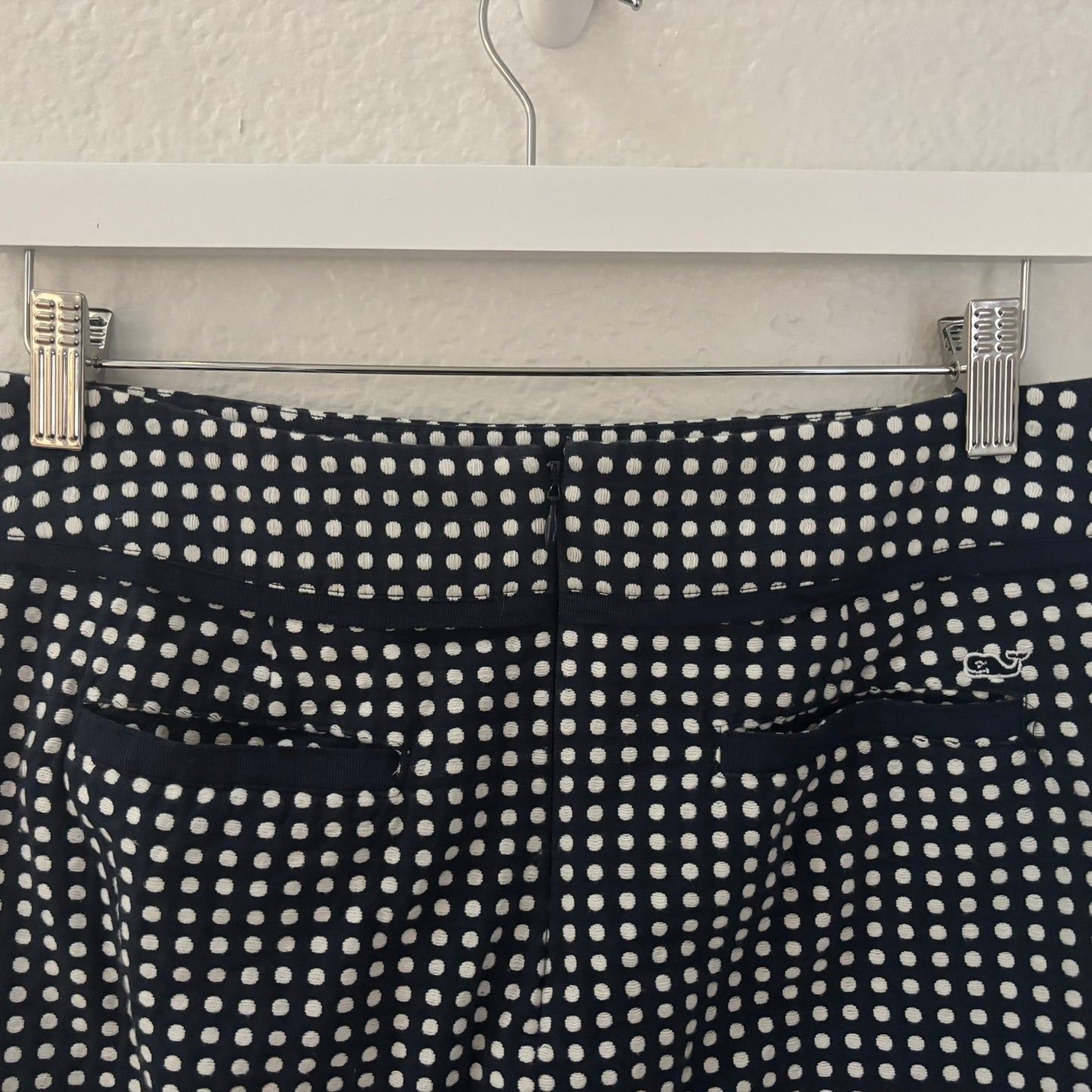 Vineyard Vines Navy & White Polka Dot Skirt – Size 4