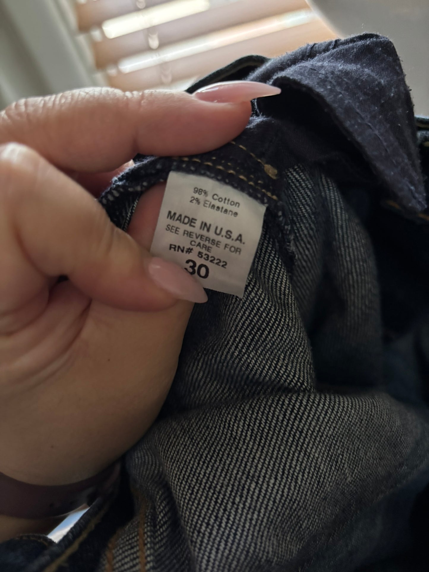 David Kahn Dark Wash Bootcut Jeans Women’s Size 30